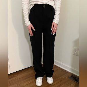 relaxed low rise zara trousers